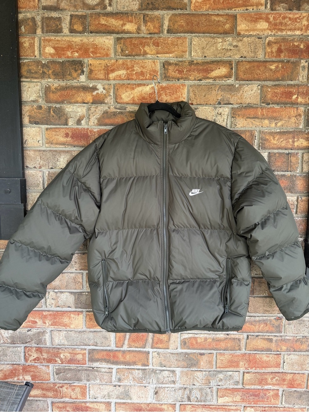 Nike Club Therma-FIT Down Puffer Jacket Sequoia Green IB2975 355 Men's Medium